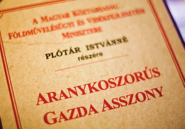 területünkön hat méhlegelőt létesítettek mondja Plótár Istvánné, Gyöngyi, aranykoszorús gazdaasszony. A kitüntető címért meg kellett dolgozni.