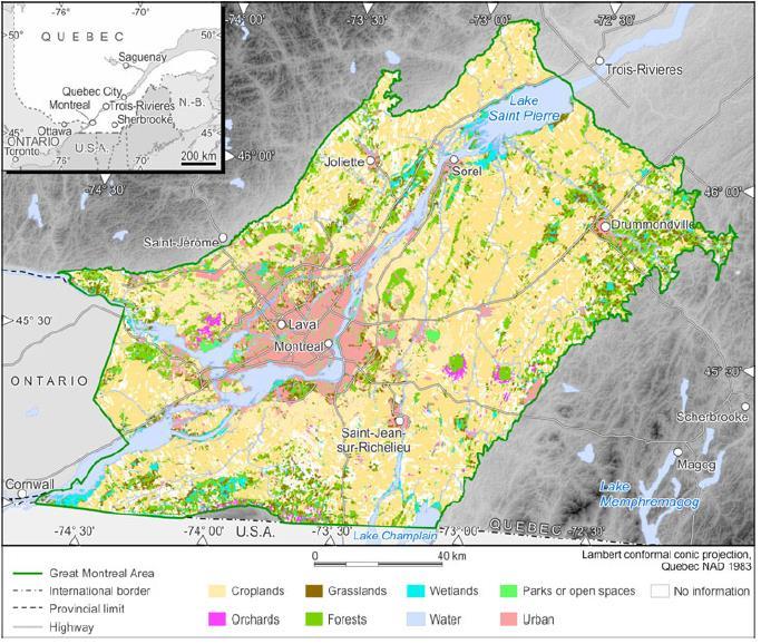 69. ábra Montreal zöld infrastruktúra terv 4.3.