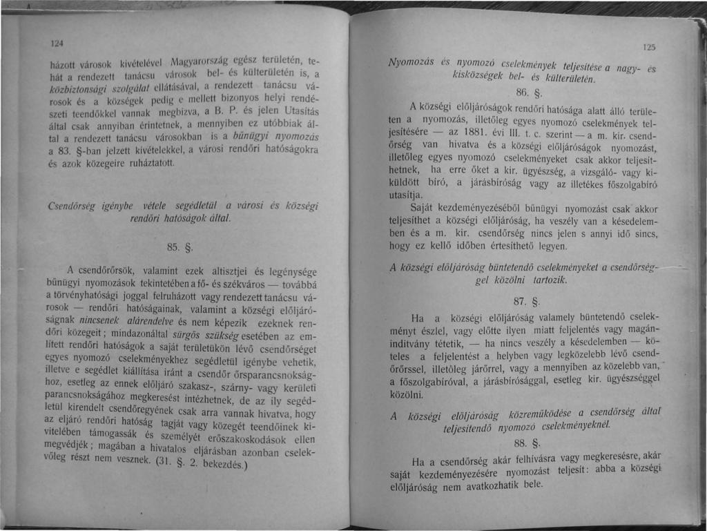 12~ háwtt város(jk kivl'kltwl Mélgyaron~ zftg egész területén, te hát a renuezett tall{lcsli ví\r(jsok hel Ói külterületén is, a kuzbiztonslí~i Si IJ/gú/a!