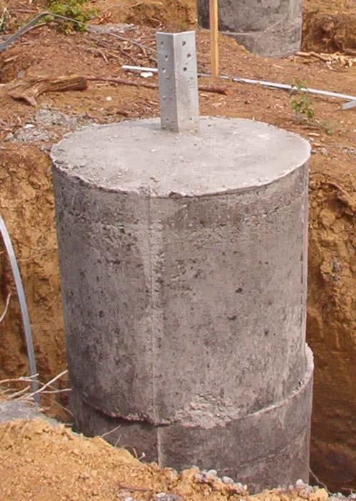 Beton-csonk kapcsolat,