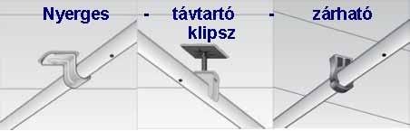 7. ábra: a hosszirányú elmozdulást lehetővé tevő bilincsek Korai füstérzékelés a mintavevő pontok kiosztása Mivel az aspirációs füstérzékelő egységek érzékenysége nagyságrendekkel jobb a pontszerű