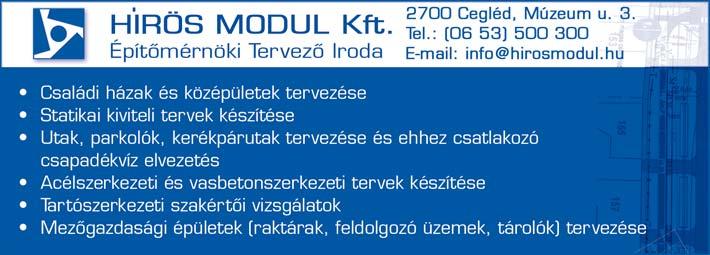 A hirdetések tartalmáért felelõsséget nem vállalunk! Eng. szám: 75.480/1997 KECSKEMÉTEN Méntelek 70 nm, 1+2 szobás, teljesen felújított családi ház eladó. I.ár: 18 MFt Érd.