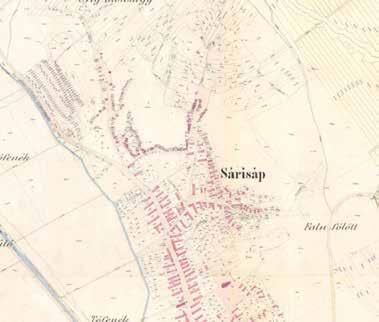 A 19. századi kataszteri térkép a falu 1887-es beépítéséről ad tájékoztatást, mely egy-egy részletén a korabeli épületeket, területhasználatokat is részletesen mutatja.