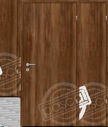 tömörfaforgács lapszerkezet ź festett felületű ajtók esetén furatolt