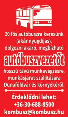 : 06-20/204-2382 MUNKÁT KERES-KÍNÁL Kőművest és segédmunkást keresek, illetve csarnoképítésben jártas