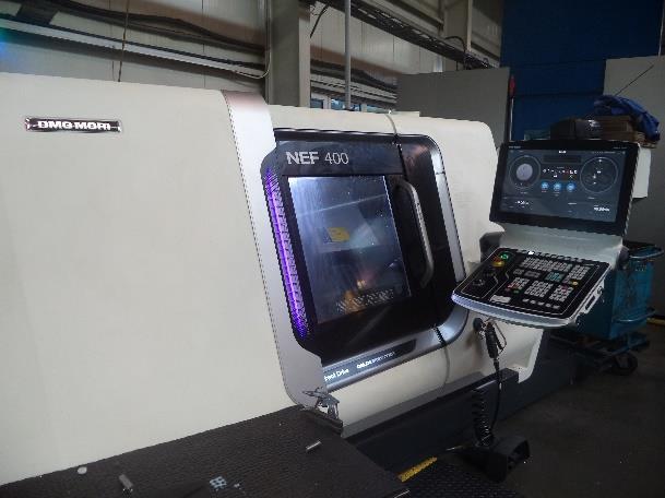 Mozgástartomány: Ø320 x 650 DMG Mori NEF 400 CNC eszterga Évjárat: 2015