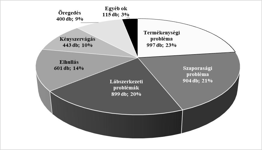 kocasüldők, illetve az anyakocák reproduktív teljesítményére, melynek következtében csak azokat az egyedeket hagyják termelésben, amelyek folyamatosan magas szintű teljesítményt nyújtanak. 11.