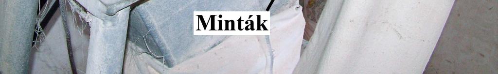 A darálási ciklus 60 perc után elıször szemrevételezéssel, majd a felsı felületen a porréteg vastagságméréssel értékeltem a minták állapotát (30. táblázat).