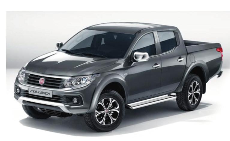 Új Fiat Fullback E6 árlista Fiat Fullback E6 SZÍNVÁLASZTÉK KÜLSÔ SZÍNEK BELSÔ KÁRPITOK 130 Sötétszürke / feket szövet 404 (8RW) bőr Színkód Opciókód ALAPSZÍNEK 563 - Fehér x x 473 -