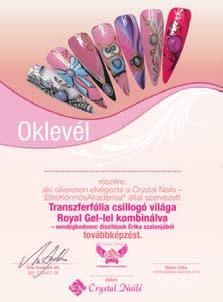 KÖRMÖS TEHETSÉGGONDOZÓ ÉS VERSENYZŐI TÁMOGATÓ PROGRAM Szalonban dolgozó tehetséges, Crystal Nails