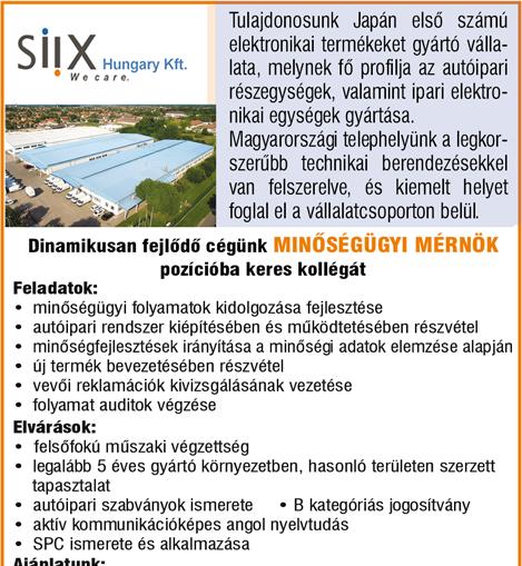 8 2018. április 16. KARRIER ÁLLÁST KÍNÁL KLÍMASZERELŐT, gépészt és segédmunkást keresünk építőipari munkára. +36 70 453-7212 VÍZ-, Gáz-, Fűtés szerelőt keresünk hosszú távra Kecskemét és környékéről.