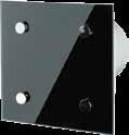 méretek D B H L 100 Domino 1T 100 170 170 138 Vents 100 Modern Tblack Esztétikus, dekoratív külsővel szerelve Kiváló minőségű fekete PVC előlap Időkapcsolóval szerelve (230 perc között)