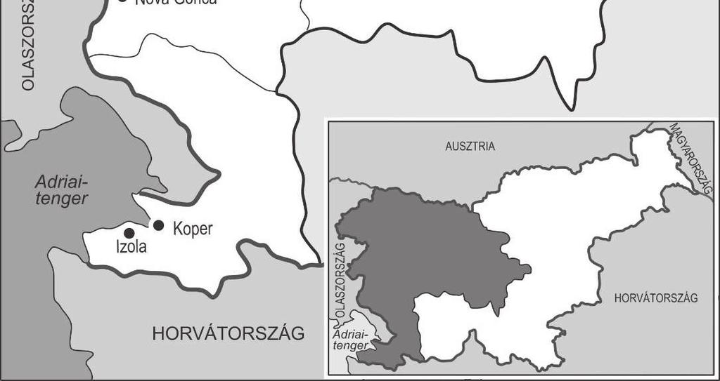 Itt fekszik Szlovénia alpesi területe, az Elő-Alpok nagy része (Ljubljanai-medence, Elő-Alpok-középhegység), a Szlovén-Karszt egy része, valamint a teljes mediterrán régió.