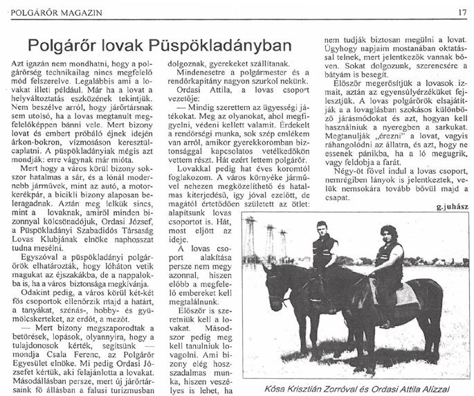 1. számú melléklet Polgárőr Magazin