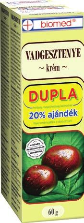 050 Ft BIOMED VADGESZTENYE KRÉM FORTE 60 G Továbbfejlesztett összetétel, nyírfakéreg-kivonattal, A- és