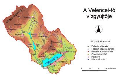löszfelszínek, 3 = völgyek, 4 = völgyi vízválasztók Vízválasztók C,