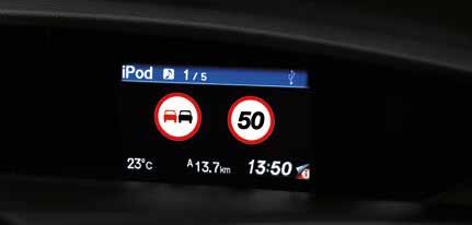 A Comfort felszereltségi szinttől alapfelszereltségként kínált Aktív Városi Fékrendszer (City-Brake Active System) folyamatosan figyeli a jármű előtti forgalmat, és azonnal figyelmezteti a vezetőt,