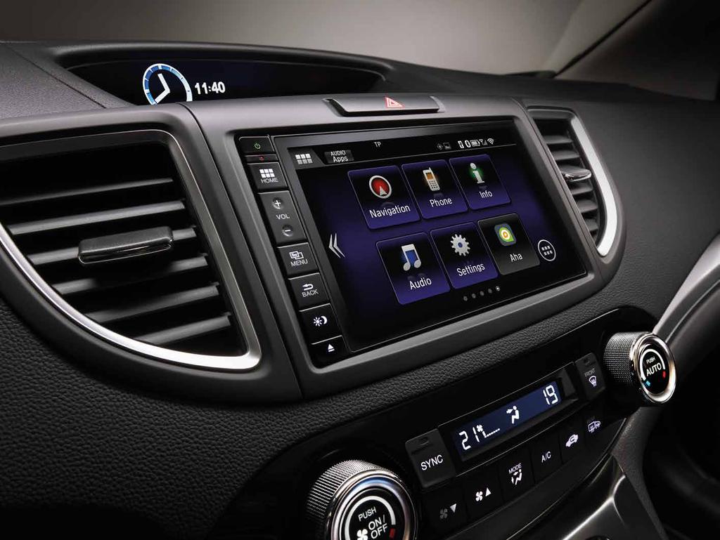 KOMMUNIKÁCIÓS ÉS AUDIÓRENDSZER : 11 MARADJON KAPCSOLATBAN ÉS ÉREZZE JÓL MAGÁT! SZEMÉLYRE SZABHATÓ HÁTTÉRKÉP Töltse fel kedvenc képét a Honda CONNECT-re, és állítsa be háttérképként!