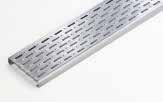 rácsrögzítéssel Hálósrács Horganyzott acél 30 x 10 mm hálókiosztással Szélesség: 10/13/15,5/20/25 cm