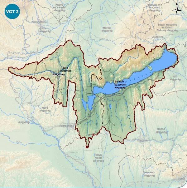 BALATON RÉSZVÍZGYŰJTŐ 5 765 km 2 (a teljes részvízgyűjtő Magyarországon) 350 ezer lakos, 270-300 ezer üdülő 298 település, ebből 5 nagy város (Siófok nem) - a kiemelt üdülőkörzet: 179 település 4