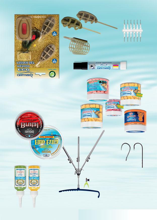 Újdonságok Fishing Master Method gélek 43. oldal Állítható teleszkópos tripod szett 44. oldal CARPmagnet Barbless és Zander-worm horogok 34. oldal Új zsinórok 24., 27.