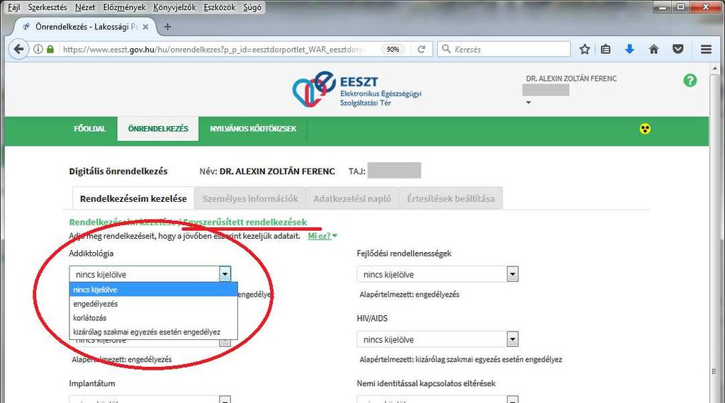 Az EESZT-vel kapcsolatos betegjogok,