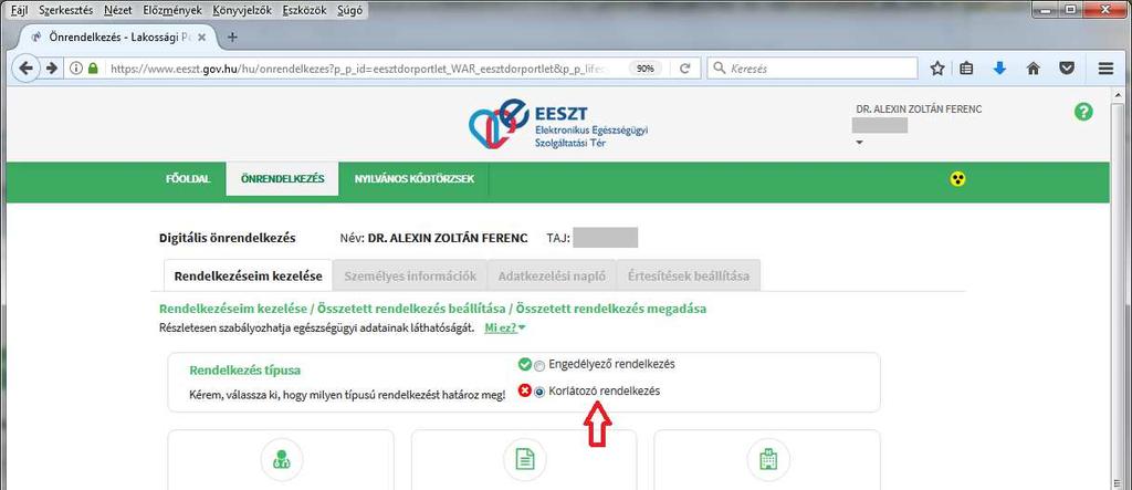 Az EESZT-vel kapcsolatos betegjogok,