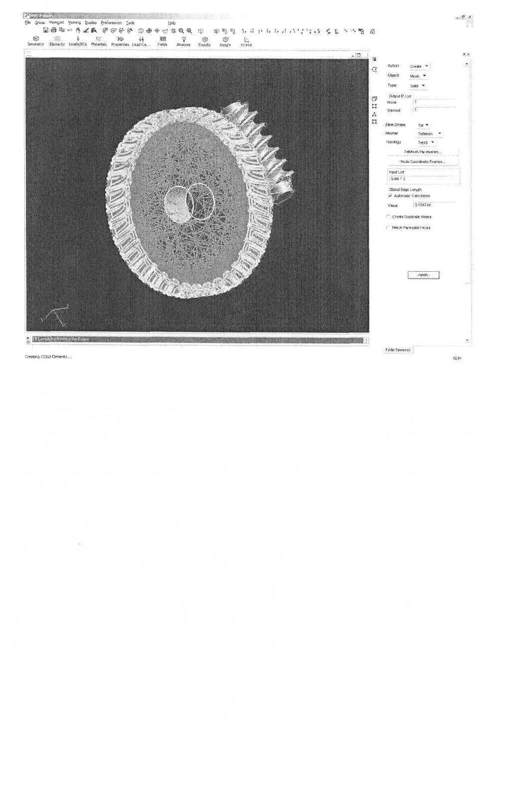 8. ábra. A csigakerék V analízise 6. ÖSSZFOGLALÁS Bemutattuk az ívelt profilú csiga geometriai méretezéséhez szükséges bemenő adatok meghatározásának folyamatát és összefüggéseit.