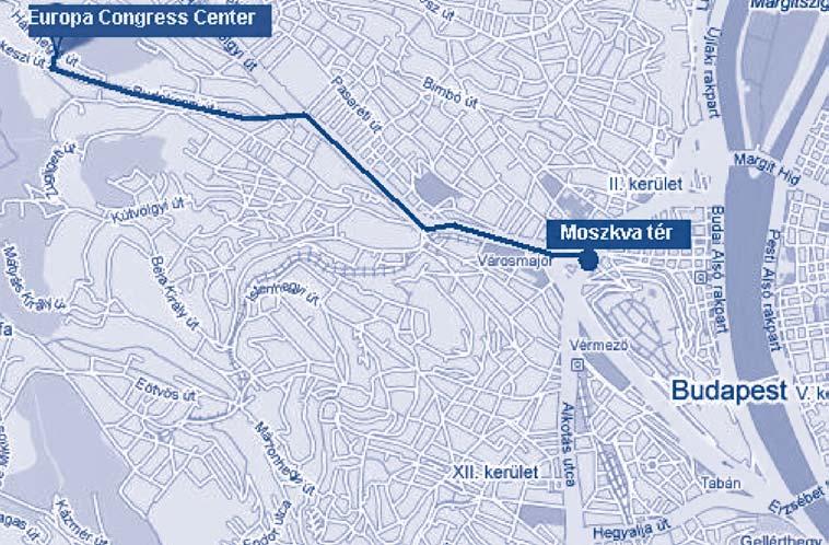 How to get to the venue? APPROACH From highways by vehicle: You can reach the congress venue from the M0 or the M1-M7 motorways in the direction of Törökbálint-Budakeszi.