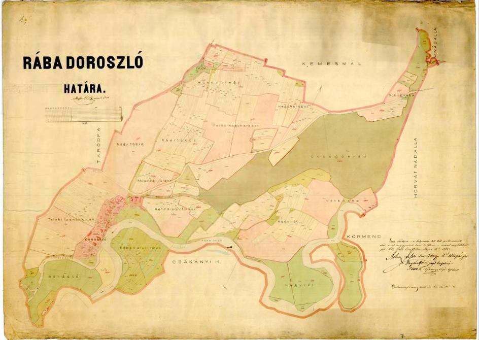térképei 1858-ból és