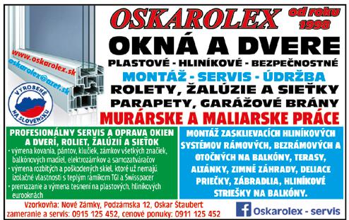 rodina kúpi byt v Nových Zámkoch. Hotovosť. Tel.: 0903/788 444. Dám do prenájmu ornú pôdu pri Zúgove v Nových Zámkoch 60 árov. Tel.: 0908/408 700. Dám do podnájmu 1 izbu pre dvoch študentov. Tel.: 035/6410 032, 0914/177 990.