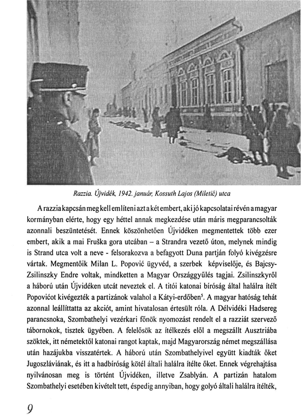 Razzia. Újvidék, 1942.