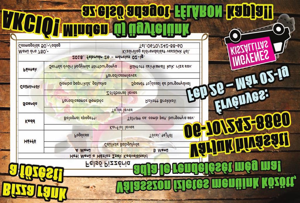 7. VÁRPALOTAINFÓ IRODA Nyitva tartás: hétfõ-csütörtök: 9-16, péntek: 9-14 óráig. Cím: Várpalota, Veszprémi út. 7.