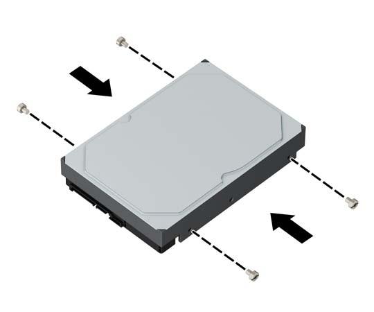 Másodlagos 8,9 cm-es (3,5 hüvelykes) merevlemez beszerelése 1. Távolítsa el vagy oldja ki a számítógép felnyitását gátló összes biztonsági eszközt. 2.