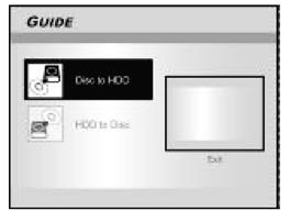 DVD to HDD menüpontot, majd nyomja meg az [OK] 11 Az SHOWVIEW segítségével történõ idõzített felvétel beállításait bezárhatja a [ ], majd az [OK] gomb megnyomásával.