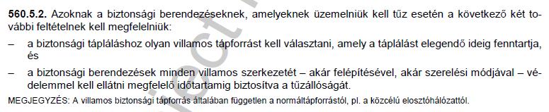 A BIZTONSÁGI TÁPFORRÁS ELŐÍRÁSA A HATÁLYOS OTSZ SZERINT: ITT AZT KELL VIZSGÁLNI, HOGY AZ ÉPÍTMÉNYEK ESETÉN NAK, AK ÉS AZ KK KOCKÁZATI