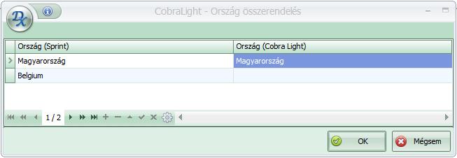 Partner Besorolások (CobraLight programban Partner kategóriák), Fizetési módok, Partner Kód, Azonosítók és engedélyek (CobraLight programban Partner Azonosítók), Partner adatok.