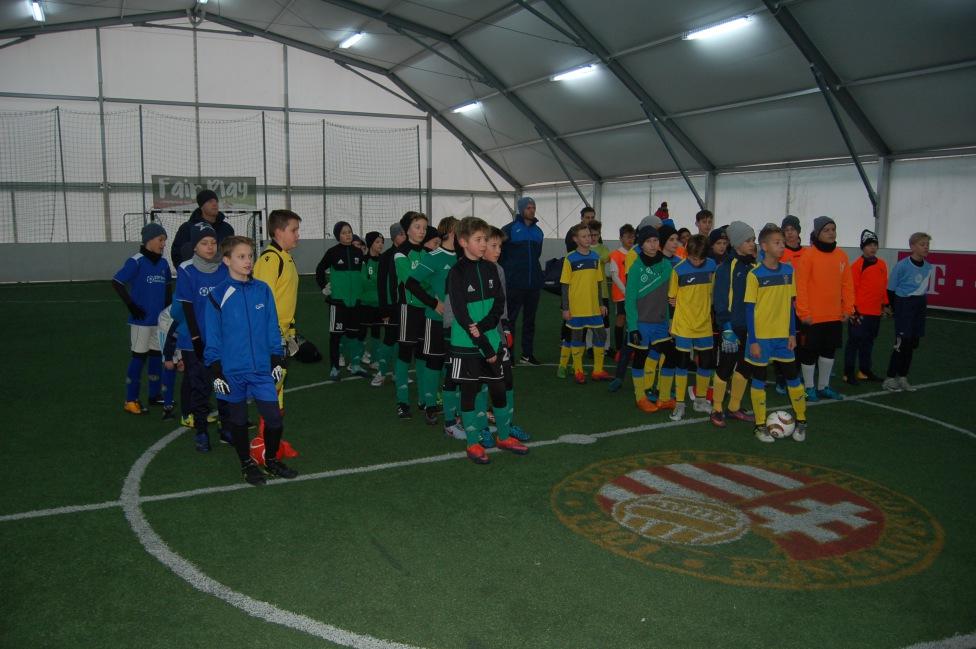2005/2006-ban születettek November végén újra a KISE U13-as csapatával játszottunk gyakorló mérkőzést 4 x 18 percben.