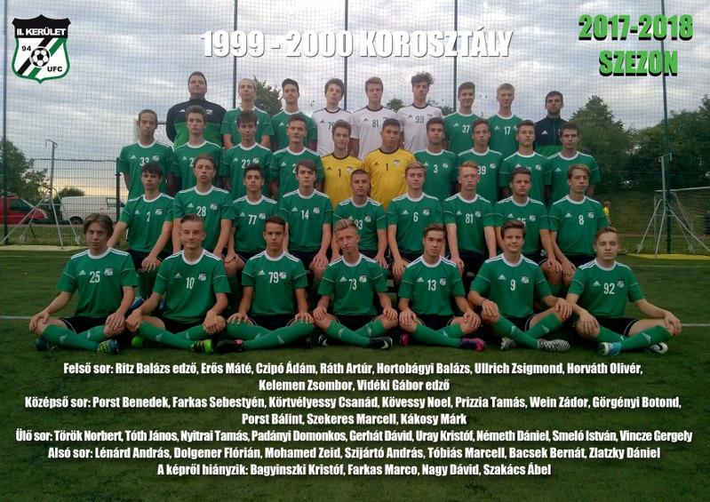 edzőtáborozni. Balatonberényi edzőtábor. U19-eseink két bajnokságban indultak: egy 14 csapatos országosban (MLSZ U19 III.