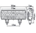 lámpa,72w,7200lm,305x107 x64mm UEULB0033 LED rámpa