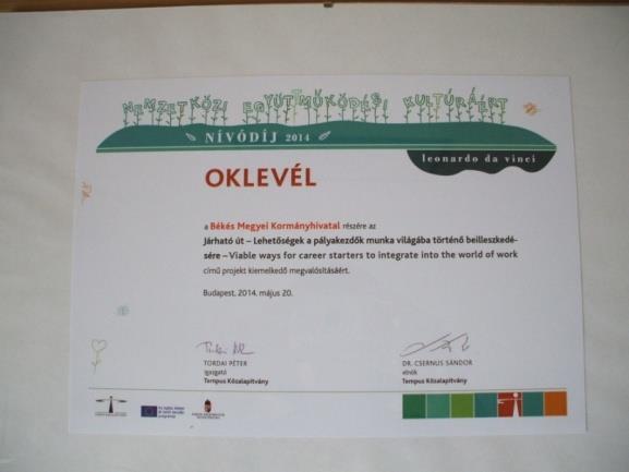 Díj az Európai Vállalkozások