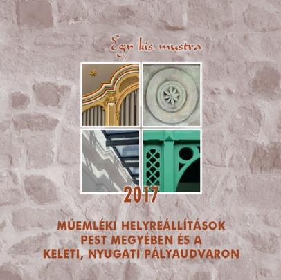 Horváth Edina: Egy kis mustra 2017 Tekintélyes helyet kezd elfoglalni a könyvespolcon a négyzetes, a faragott kő sárgás-barnás színén megjelenő, négy bélyegformájú képpel és az aktuális évszámmal