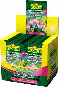 FLORIA Nedves törlőkendő orchideák és szobanövények leveleire F440/05 6 g 13440 40