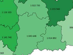 607 hektár terület adatai álltak rendelkezésünkre, mely a szántók után - a vegyes művelési ághoz tartozó területek figyelmen kívül hagyásával - a második legmagasabb forgalmat mutató művelési ágat