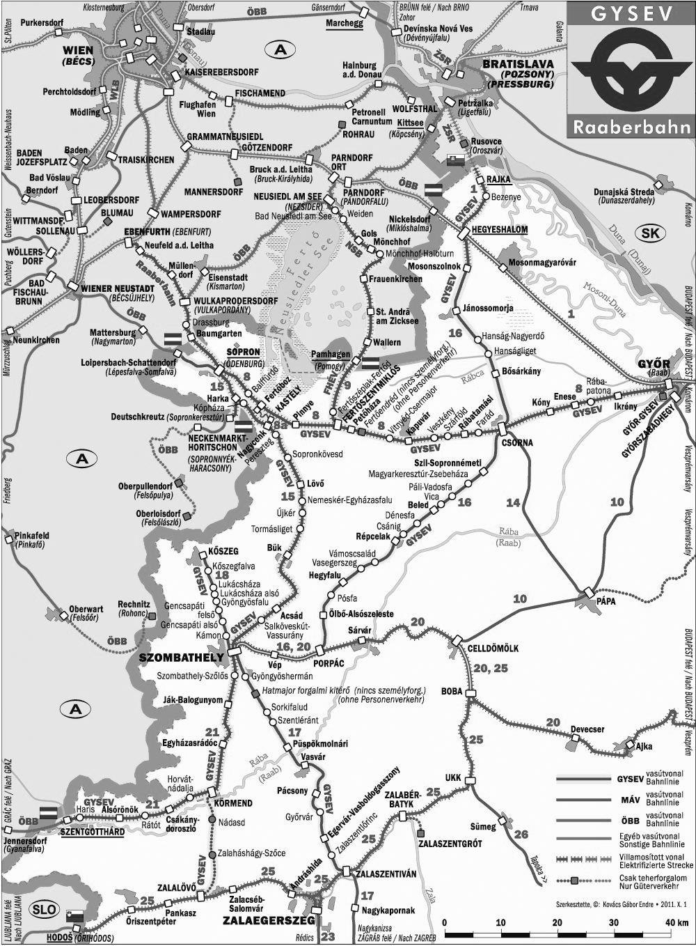 342 Jóna László 27. ábra: A GYSEV Zrt.