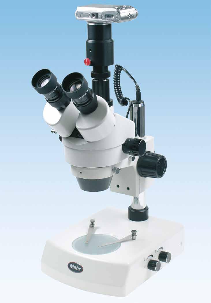 MarVision SM 151 Sztereó zoom mikroszkóp CamSet tel Nagy teljesítményű sztereo mikroszkóp dokumentációhoz, kiváló optikával Kiváló optika a nagy fényerejű, éles, háromdimenziós képek készítéséhez