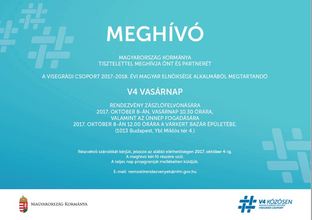 20.2./ V4 Vasárnap Buskó András: tájékoztatja a megjelenteket, hogy a Nemzeti