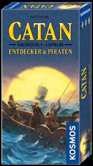 CATAN - Felfedezők és kalózok A legújabb kiegészítés a Felfedezők és kalózok a nyílt