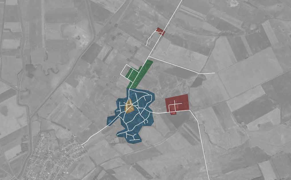 Falu központ Történelmi település rész Átalakuló,