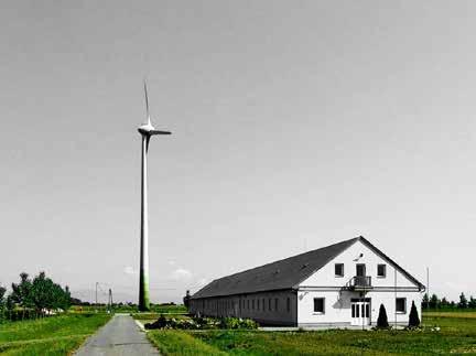 SZÉLERŐMŰ Az Erki szélerőmű 2005. június 9-én kezdte meg az energiatermelést Erk település határában.